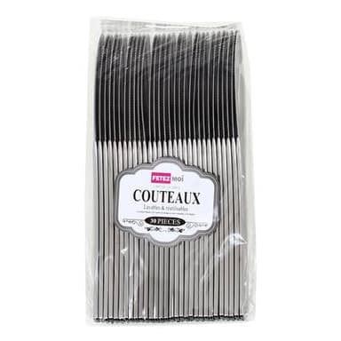 FETEZ MOI Couteaux argentés, 30 couteaux