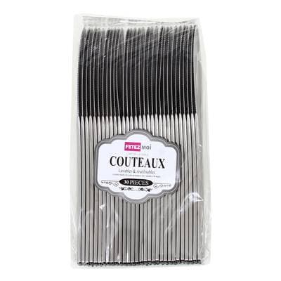 FETEZ MOI Couteaux argentés, 30 couteaux