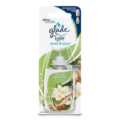 5000204628319 - Glade By Brise - Recharge Diffuseur Sense & Spray senteurs Santal & Jasmin de Bali