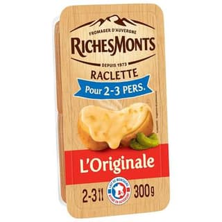 Richesmonts Fromage à raclette, 300g