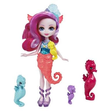 Enchantimals - Mattel Famille de Sedda Hippocampe - HCF73- Enchantimals