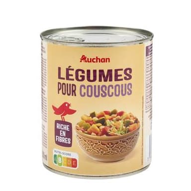 Auchan Légumes pour couscous, 800g