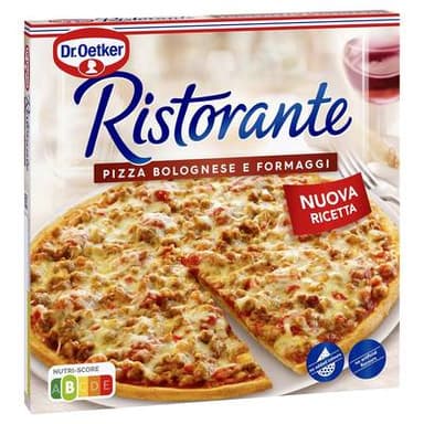 Dr.Oetker - Ristorante Pizza bolognese e formaggi- Tomates, Viande de boeuf, fromage, 375g