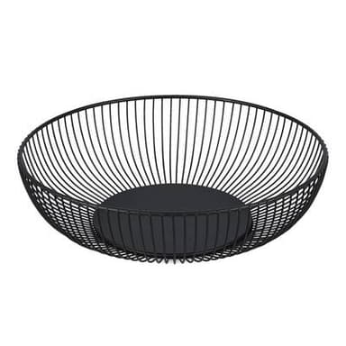 Collection Scala Panier métallique 28,5xH8cm noir Scala, 1 pièce