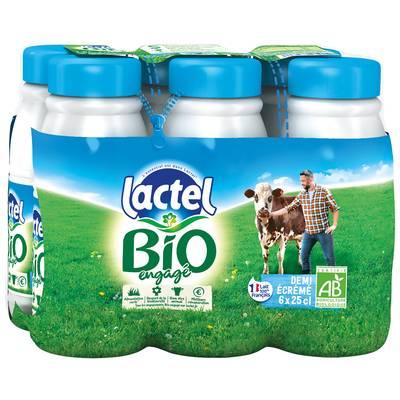 3428274050120 - Lactel - Lait Bio 1/2 écrémé
