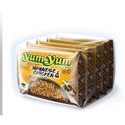 Yum Yum Soupe Nouilles Instantanées Saveur Poulet Shoyu, 5x60g