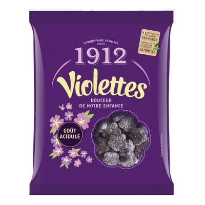 Verquin Bonbon Violettes Goût Acidulé, 200g