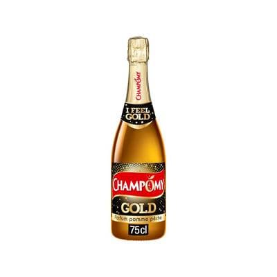 Champomy Jus de pomme pêche pétillant, 75cl
