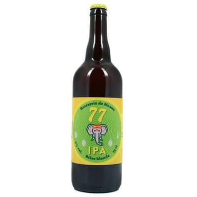 Brasserie de Meaux Bière I.P.A blonde 5°, 75cl