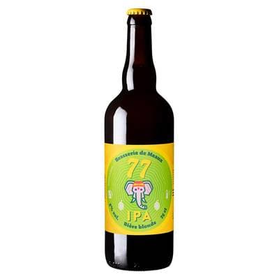 Brasserie de Meaux Bière I.P.A blonde 5°, 75cl