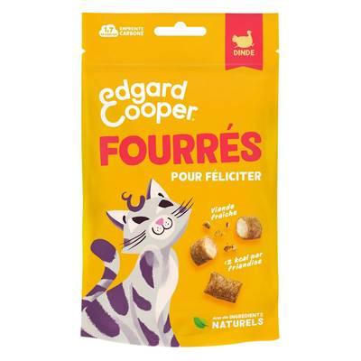 Edgard Cooper - Fourrés à la Dinde Sans Céréales - Friandise pour Chat