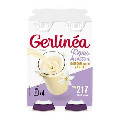 Gerlinéa 4 Repas à boire saveur vanille, 4x236ml