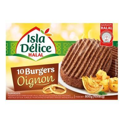 Isla Délice - Hachés Burgers à l'Oignon - Halal