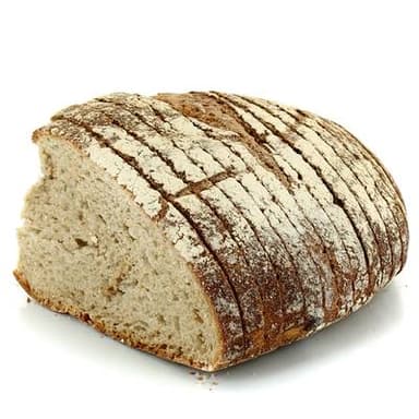 Etablissements Moulin Pain Frais Quart de Miche Noix Noisette Bio, tranché, 400g