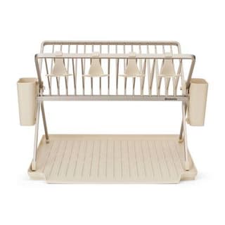 Brabantia Egouttoir à vaisselle pliable, large - Soft Beige