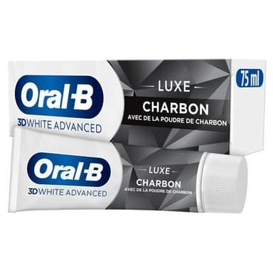 Oral B Dentifrice luxe charbon 3D White advanced, 75ml