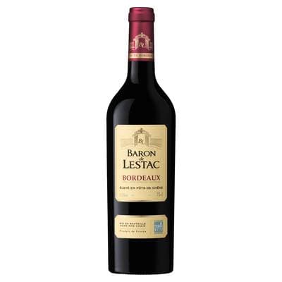 Bordeaux rouge AOC Baron de Lestac, 75cl