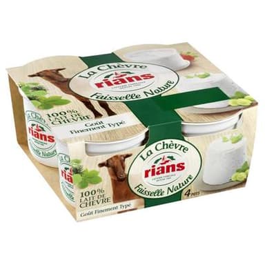 Rians Faisselle de chèvre, 4x100g