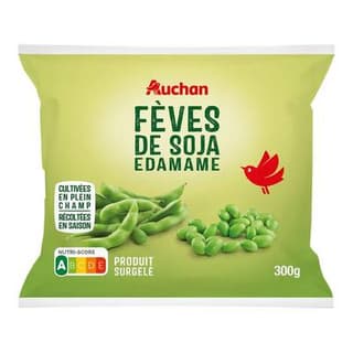 Auchan Fèves de soja edamame, 300g