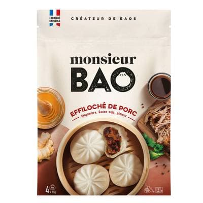monsieur BAO Bao Porc, 4x55g
