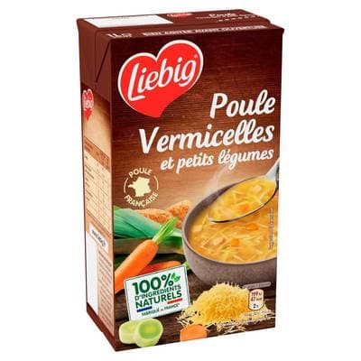 Liebig Soupe Poule Vermicelles et Petits Légumes, 1L