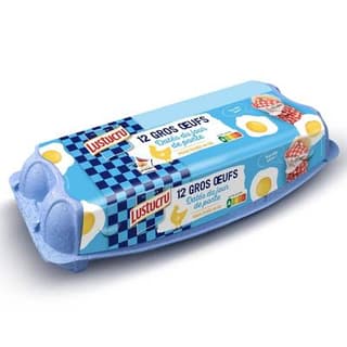 Lustucru Gros oeufs datés, 12 oeufs
