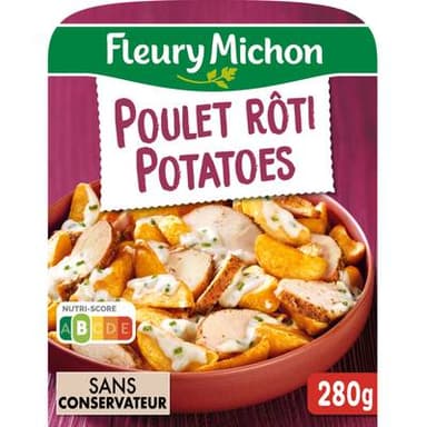 Fleury Michon Poulet Rôti Potatoes Sauce Blanche, 280g