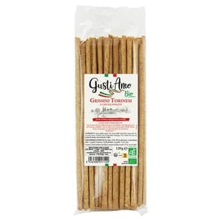 Gusti Amo Gressins Torinesi à l'huile d'Olive bio, 120g