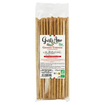 Gusti Amo - Gressins Torinesi à l'huile d'Olive bio