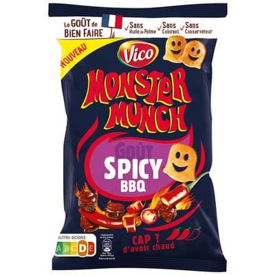 Monster Munch Chips Goût Spicy BBQ, 75g