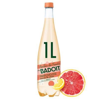 Badoit Bulles de fruits pamplemousse, 1L