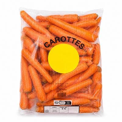 Priméale Carotte, Sachet de 3 kilos