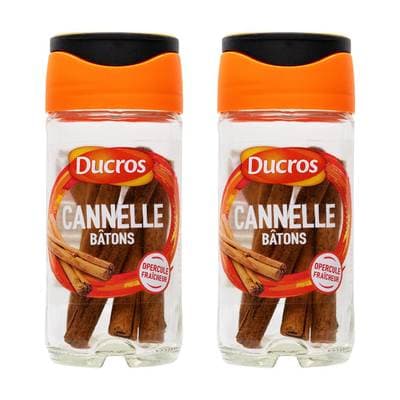 Ducros Bâtons de cannelle, Lot de 2x10g