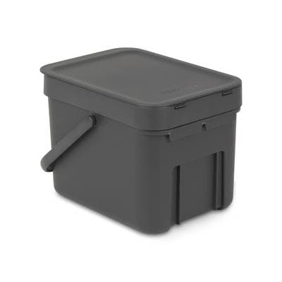 Brabantia Poubelle à déchet Sort & Go, 6 litres, 6L
