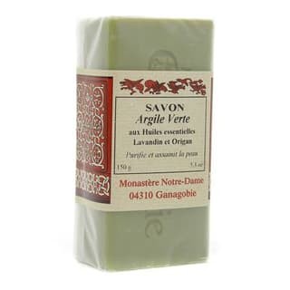 Abbaye De Ganagobie Savon argile verte et huiles essentielles, 150g