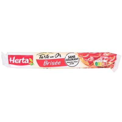 Herta Pâte Brisée, Tarte en Or, 230g