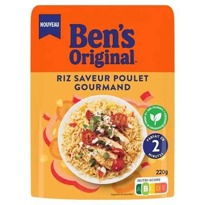 Ben's Original Riz Poulet Goumand en sachet micro-ondable, 220g