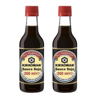Kikkoman Sauce Soja fermentation naturelle, Lot de 2x25cl