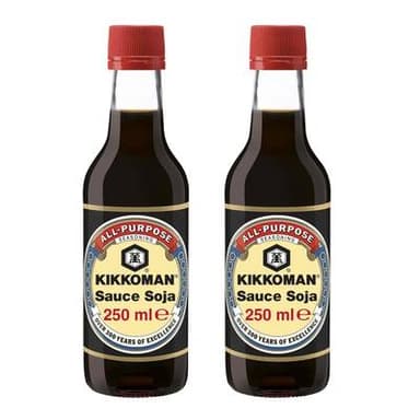 Kikkoman Sauce Soja fermentation naturelle, Lot de 2x25cl