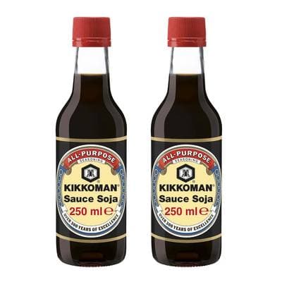 Kikkoman Sauce Soja fermentation naturelle, Lot de 2x25cl