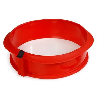 Lékué Moule à gâteau avec plaque, 23 cm, 23 cm