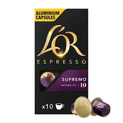 L'or Espresso Café Supremo N°10, 10 capsules