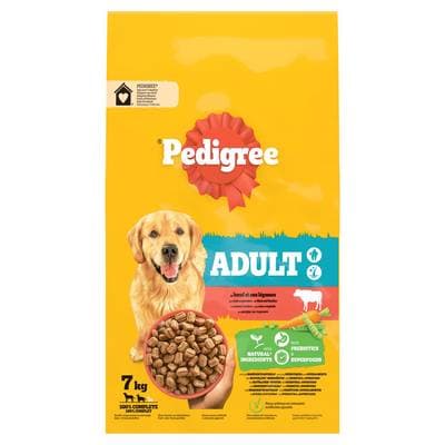 Pedigree Croquettes Boeuf Légumes pour Chien moyen et grand, 7kg