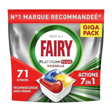 FAIRY Capsule platinium citron, 71 capsules