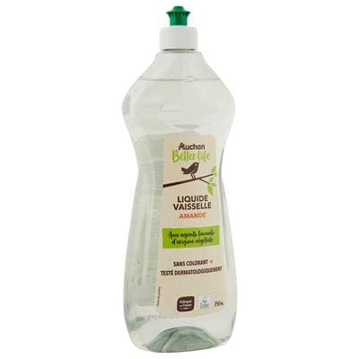 Auchan Better Life Liquide vaisselle amande, 750ml