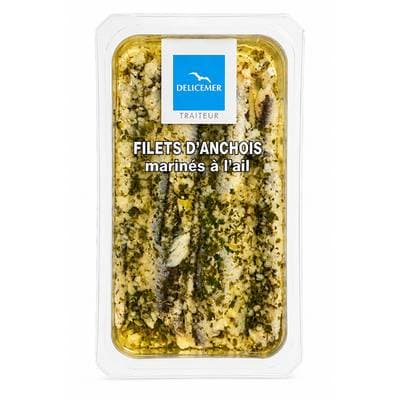 La Barre Anchois marinés à l'Ail, 200g