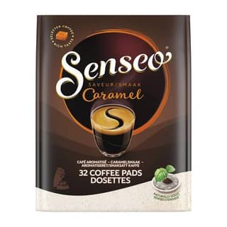 Senseo Café dosettes saveur caramel, 32 dosettes