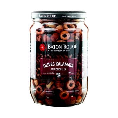 Baton rouge Olives Kalamata en rondelles, 360g