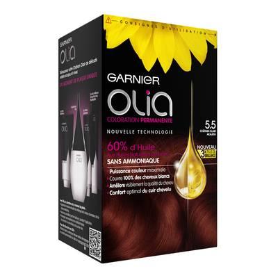 3600541232921 - Garnier - Olia - ColorationChâtain clair acajou 5.5
