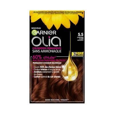 Garnier - Olia Coloration Châtain clair acajou 5.5, 216g